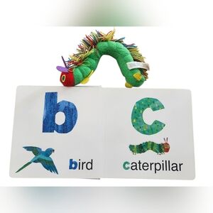 Colorful Caterpillar Plush With Book